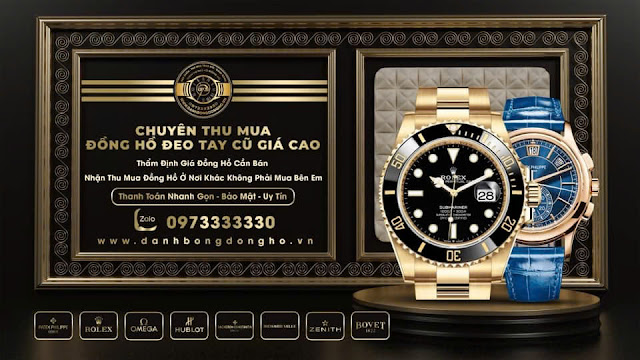 Nơi thu mua đồng hồ - Cầm đồng hồ đeo tay củ - Rolex - omega