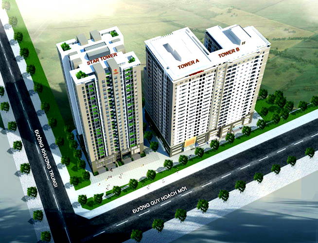 Bán gấp CC tầng 19, DT 90 m2 – 3PN Tòa A Star tower, 283 Khương