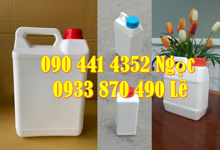 Can nhựa 500ml đựng mực in, can nhựa 1 lít đựng sơn dầu