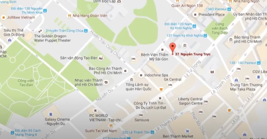 Nhà bán hợp tác  Dự án 37 Nguyễn Trung Trực, P.Bến Thành, Q.1