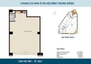 Cho thuê Shophouse - 100m2 tại chung cư HQC Bình Trưng Đông, quận