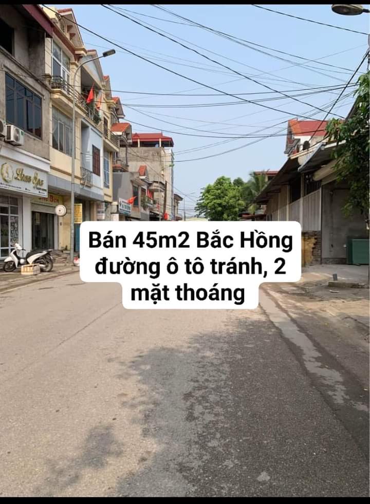 B.Á.N GẤP !!!45m2 đường ô tô tránh nhau tại Bắc Hồng – Đông Anh -