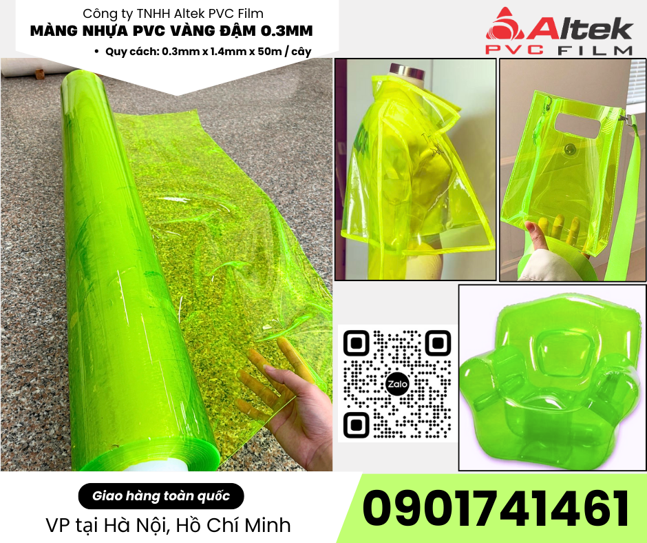 Phân phối màng nhựa pvc nhiều màu Hà Nội, Hồ Chí Minh, Đà Nẵng