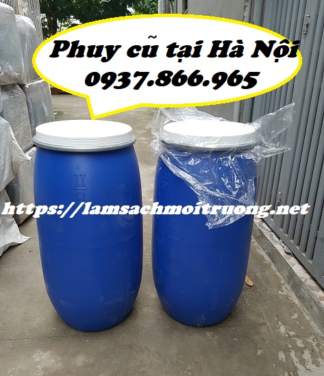 Bán thùng phuy nhựa cũ tại hà nội, phuy nhựa