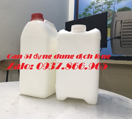 Can nhựa trắng 5l, can nhựa, can 5l tại hà nội