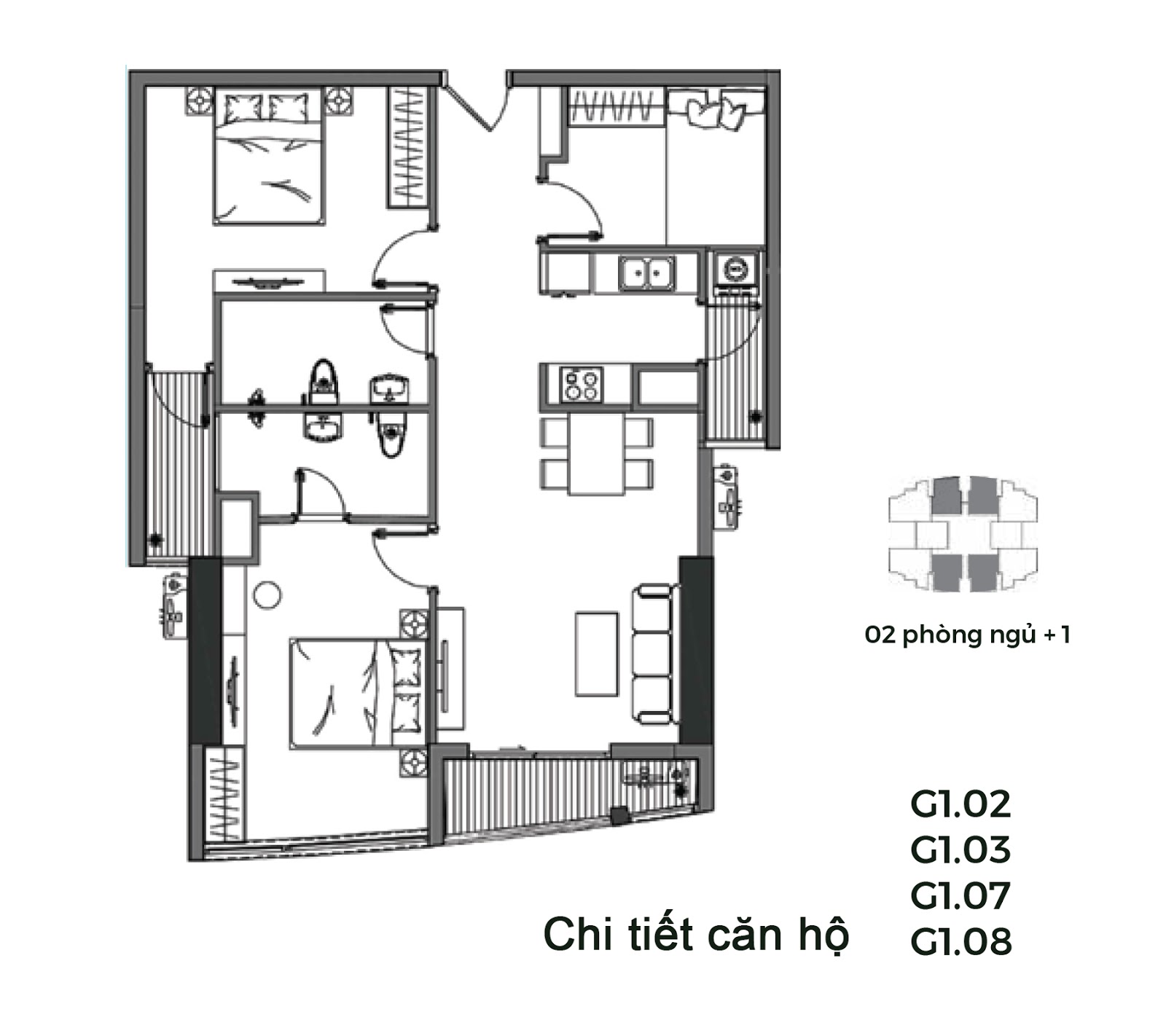 Bán căn hộ 83m2 le grand jardin tòa G2 ban công ĐB le grand jardin