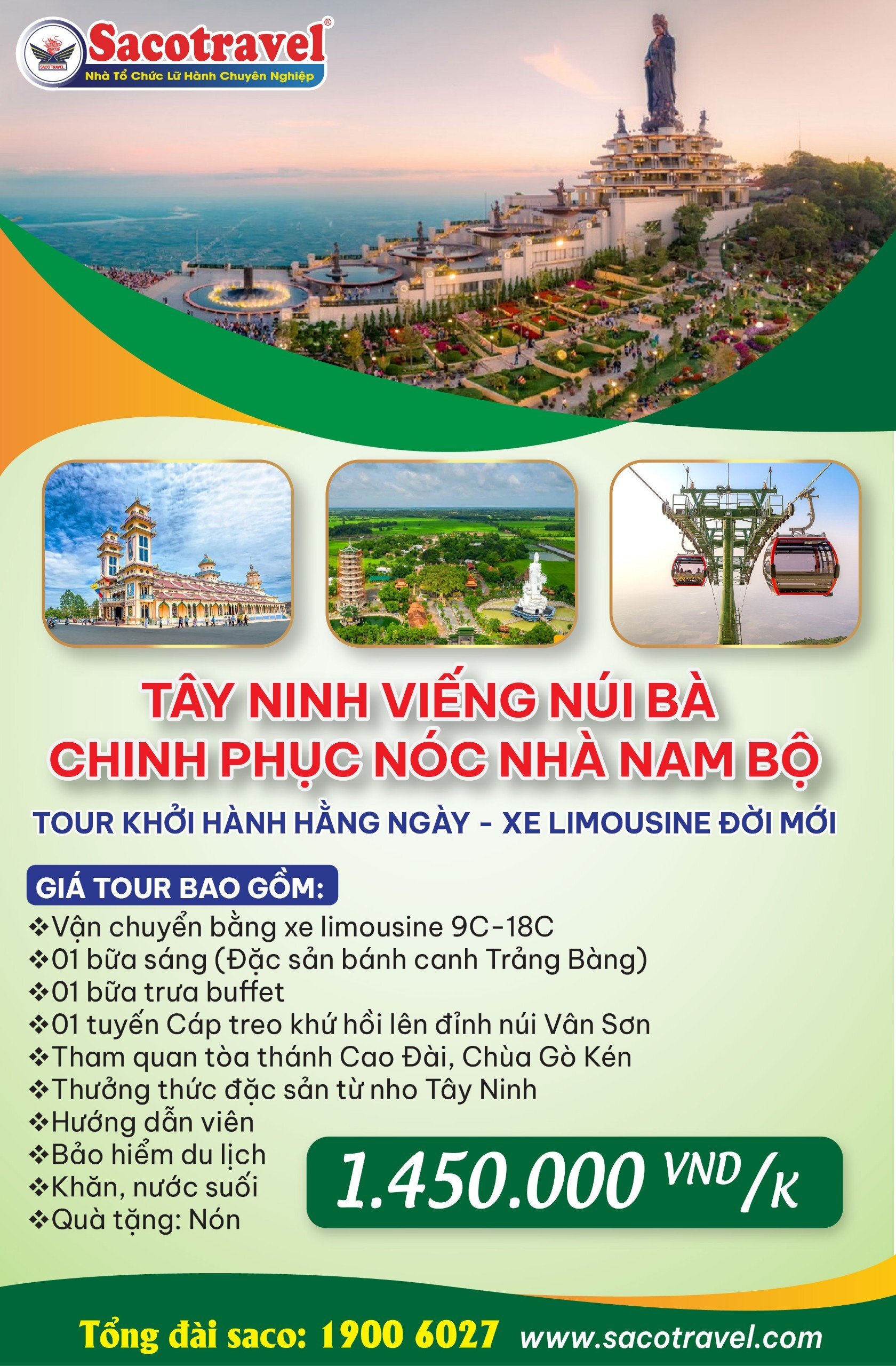 Khám Phá Khu Du lịch Bà Đen – Tây Ninh Cùng Saco