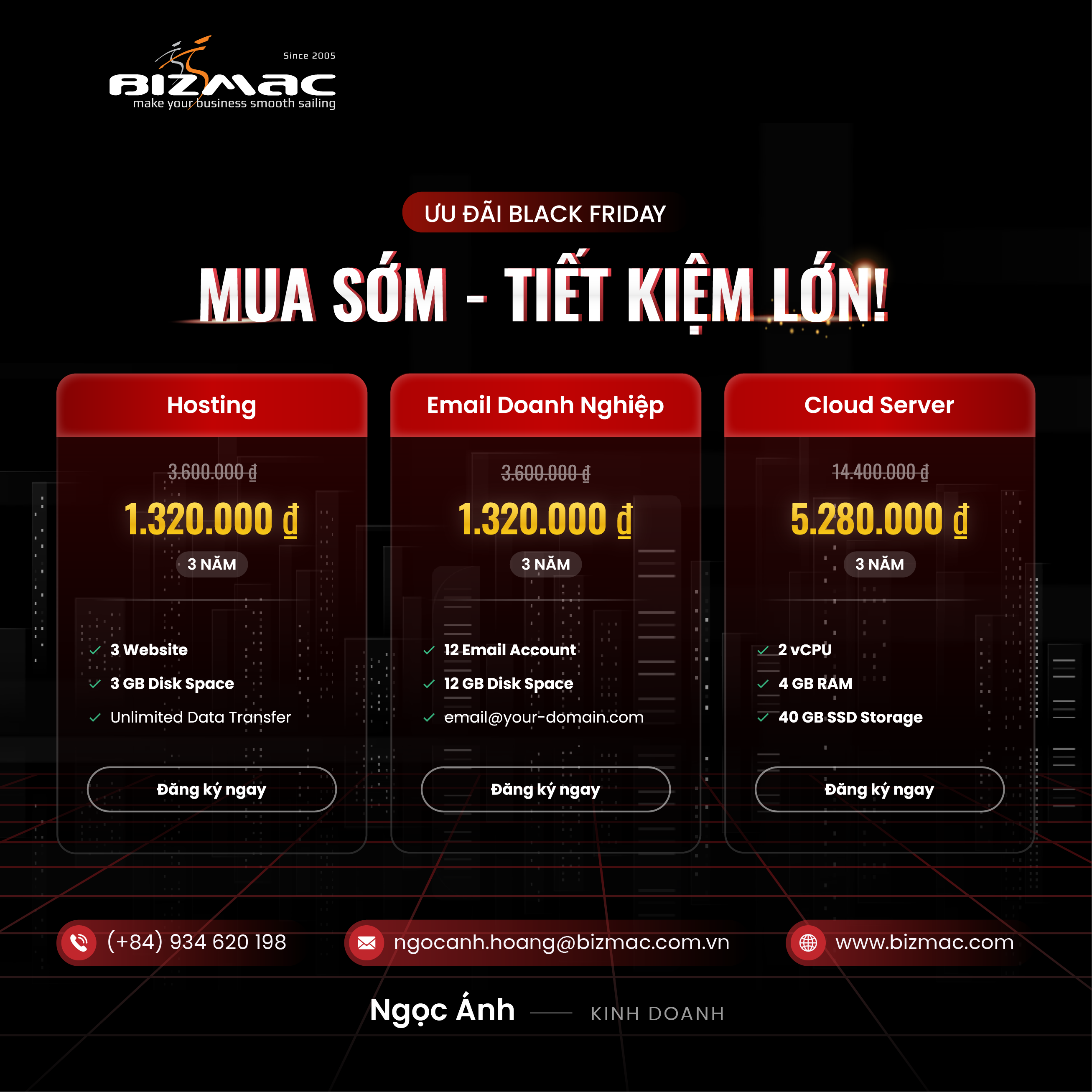  KHUYẾN MÃI BLACK FRIDAY - SIÊU ƯU ĐÃI ĐẾN TỪ BIZMAC‼