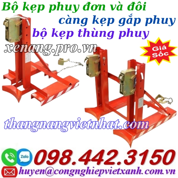 Bộ kẹp phuy đơn và đôi