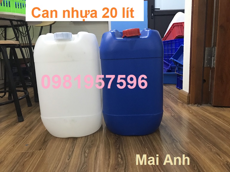 Can nhựa 25 lít đựng hóa chất, can nhua, can nhựa 20 lít