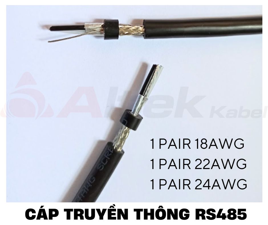 Dây cáp RS485 2 pair 22AWG chống nhiễu Altek Kabel