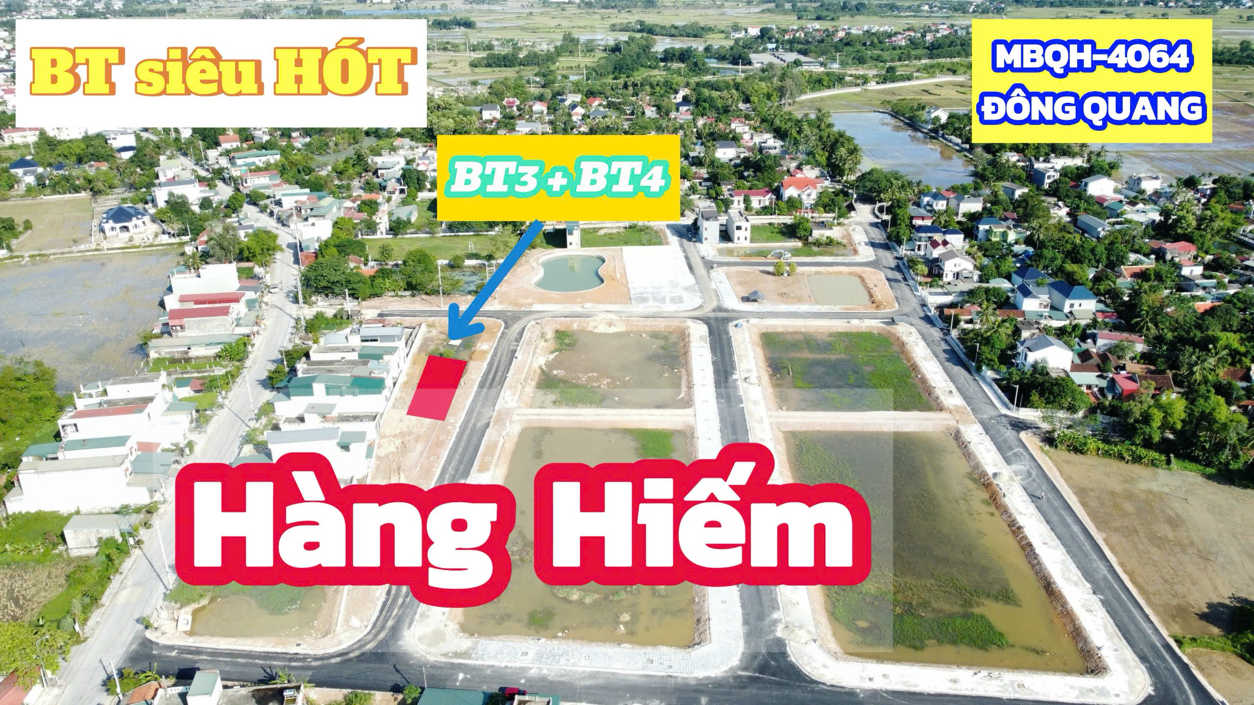 Bán cặp Biệt thự siêu VIP tại MBQH 4064 xã Đông Quang, huyện Đông