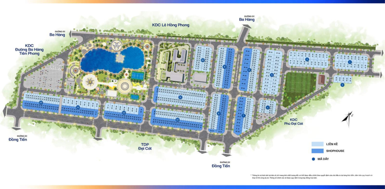 2X Tr/m2 mua giá gốc cđt dự án khu đô thị Tấn Đức Central Park,