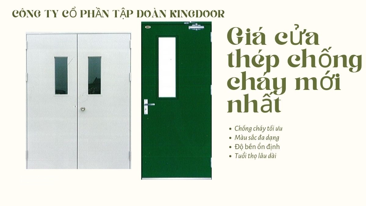 Báo giá cửa thép chống cháy