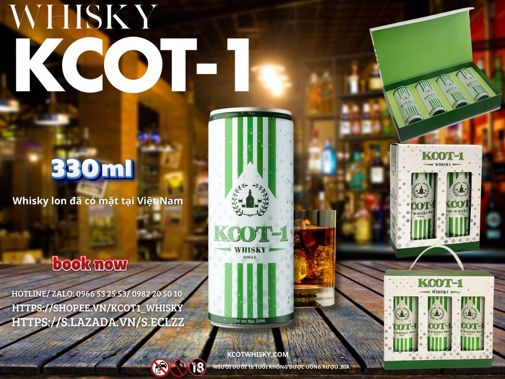 Whisky đóng lon - QUÀ TẾT ĐẴNG CẤP