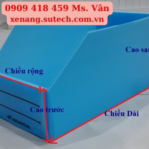 Thùng nhựa đựng linh kiện điện tử, phụ tùng xe máy 