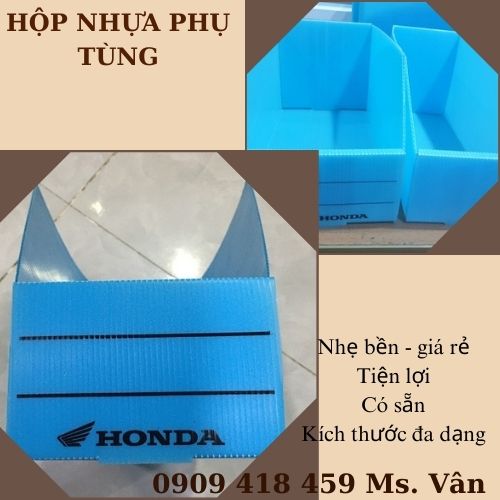 Thùng nhựa đựng linh kiện điện tử, phụ tùng xe máy 