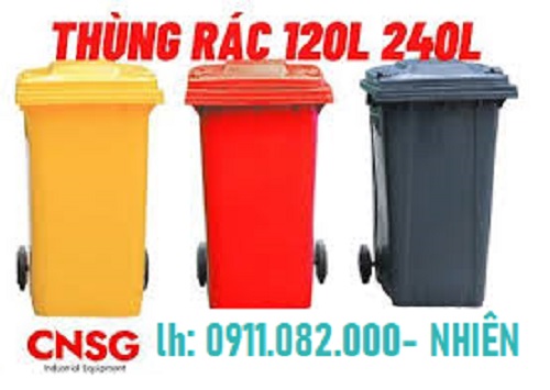  Địa chỉ mua thùng rác NHỰA 120L 240L 660L uy tín giá rẻ tại cần thơ