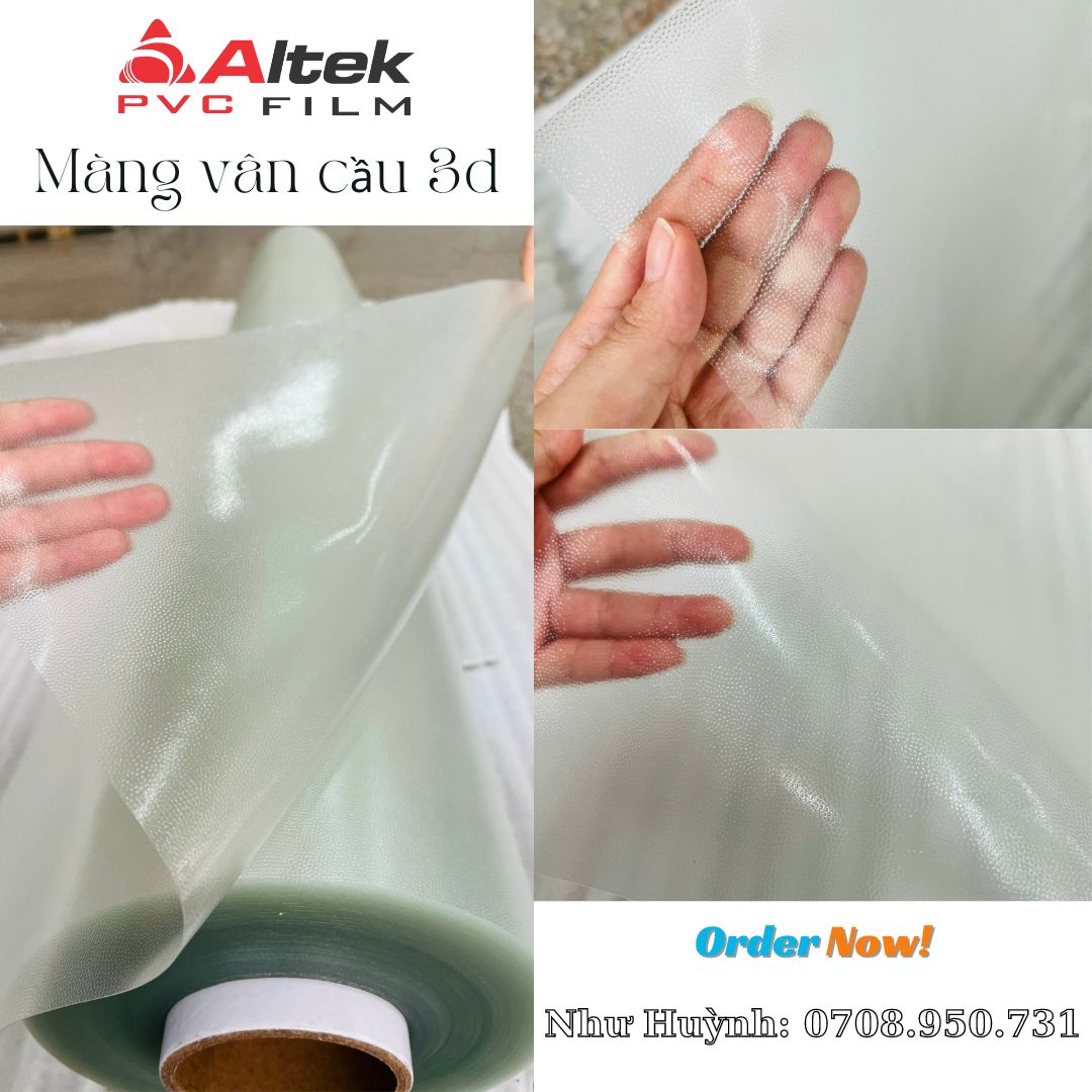 màng nhựa pvc dẻo mờ vân cầu tại hải phòng