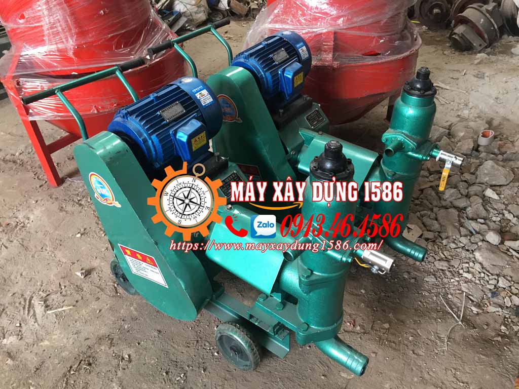 Máy bơm vữa sika 1 piston zjb3