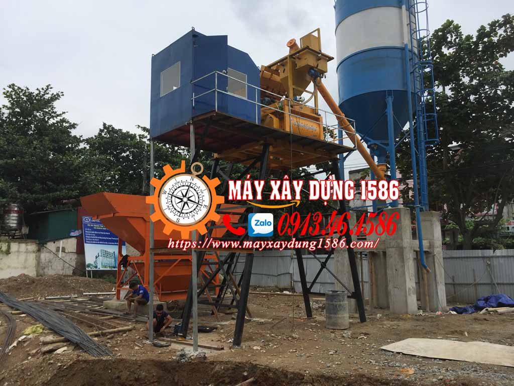 Máy trộn bê tông js750, phụ tình chính hãng