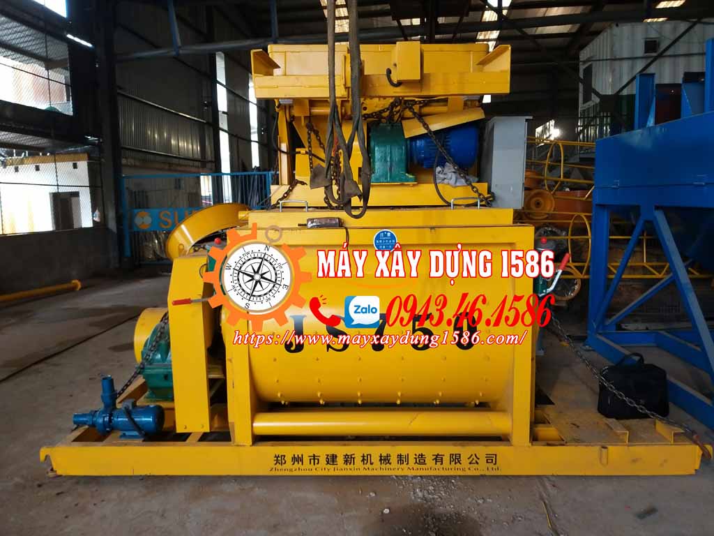 Máy trộn bê tông js750, phụ tình chính hãng