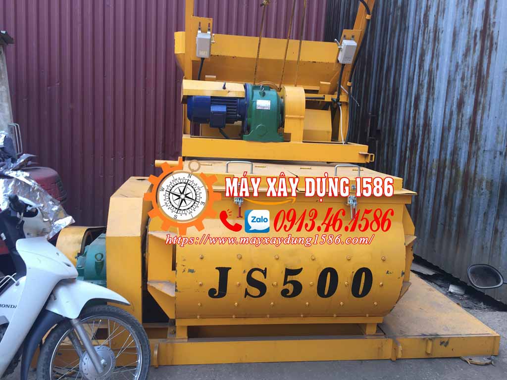 Máy trộn bê tông js750, phụ tình chính hãng