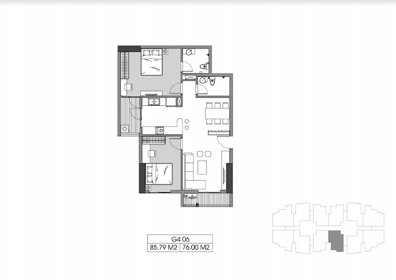 Bán căn hộ 77m2 tòa G4,G5 bc hướng TB le grand jardin sài đồng,