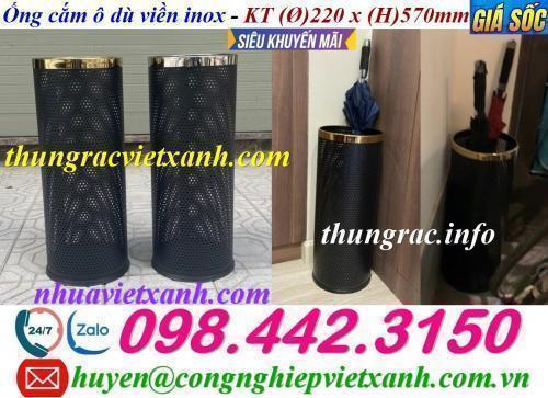 Ống cắm ô dù viền inox