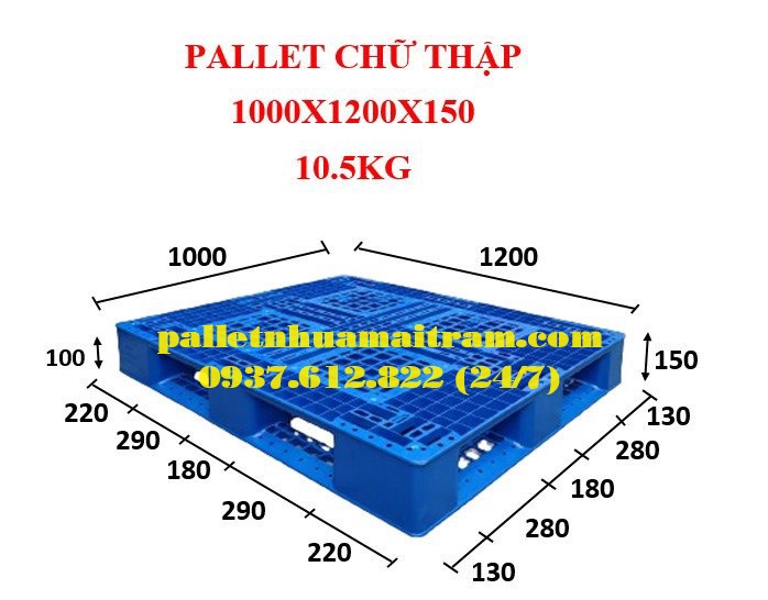 Thanh lý pallet nhựa tại Bến Tre giá tốt