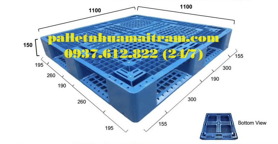 Mua pallet nhựa cũ Hậu Giang giá rẻ, chất lượng cao