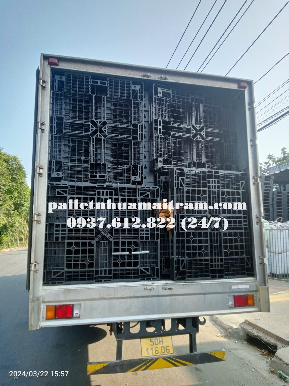 Pallet nhựa cũ Ninh Thuận giá rẻ, giao hàng tận nơi