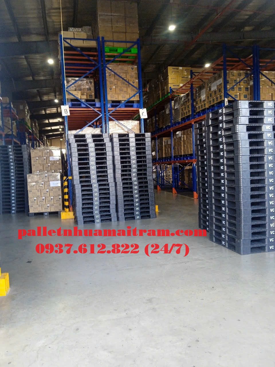 Pallet nhựa cũ Ninh Thuận giá rẻ, giao hàng tận nơi