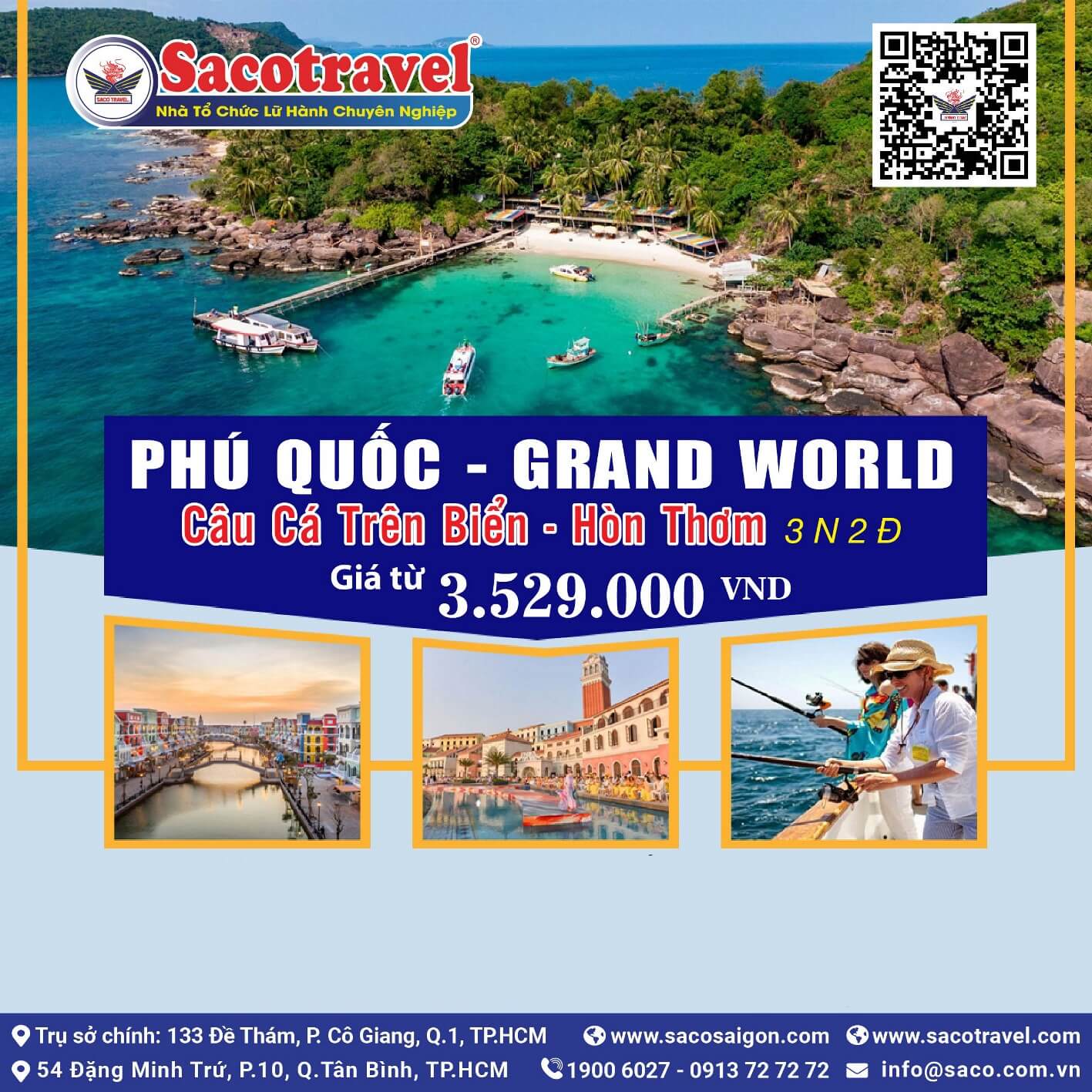 Tour Thiên Đường Đảo Ngọc cùng Saco Travel