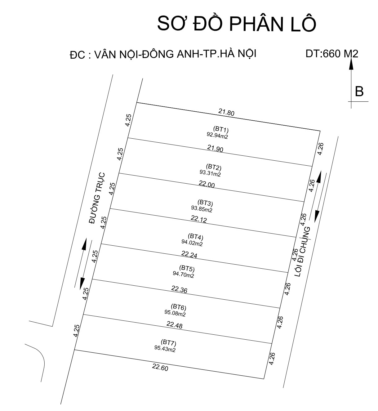 ????Mở bán 7 lô 95m2 tại Xóm Bảo, Vân Nội, Đông Anh, Hà Nội chỉ 4x