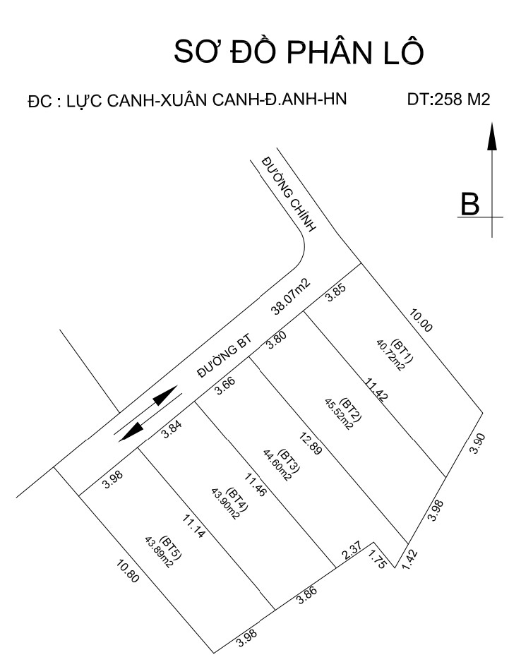 BÁN 45m2 ĐẤT XUÂN CANH -ĐÔNG ANH - HÀNG XÓM VIN CỔ LOA - CHỈ 2,x tỷ