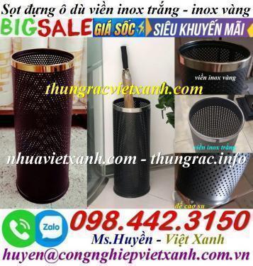 Ống cắm ô dù viền inox