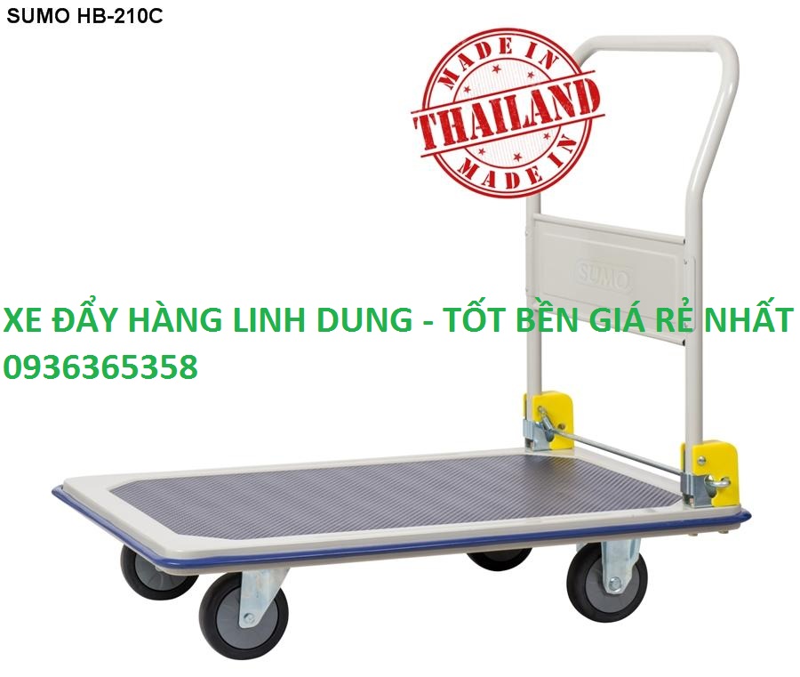 Xe đẩy hàng sàn nhựa SUMO Thái Lan NP-210C giá rẻ nhất