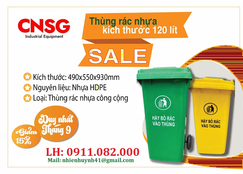  Cung cấp Sỉ thùng rác 120 lít hàng tốt giá tốt- lh 0911082000