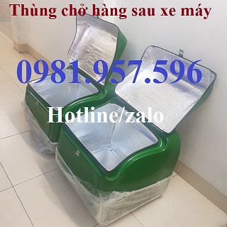 thùng chở hàng sau xe máy, thùng chở hàng giữ nhiệt