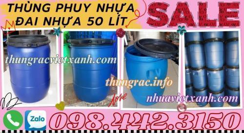 Thùng phuy nhựa 30 lít và 50 lít giá rẻ 