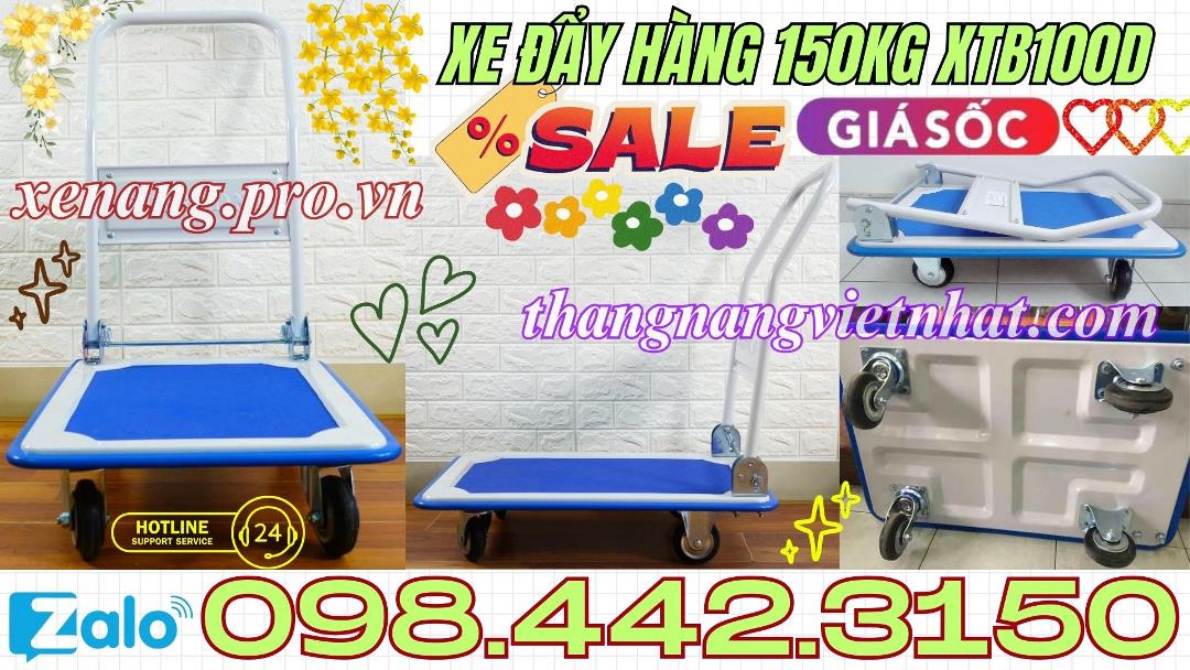 Xe đẩy hàng 150kg XTB100D