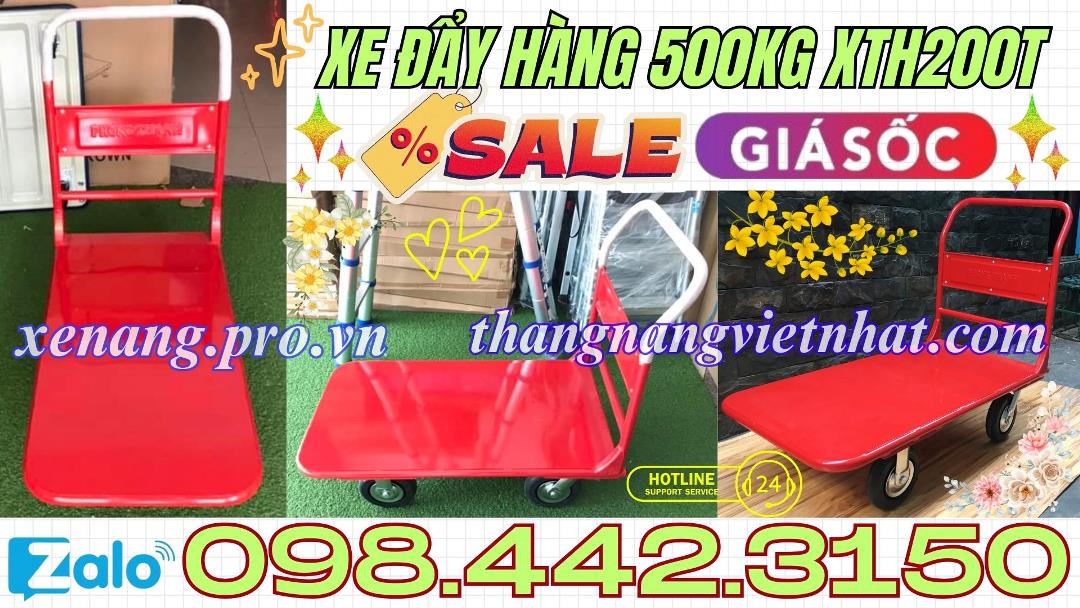 Xe đẩy hàng 500kg XTH200T