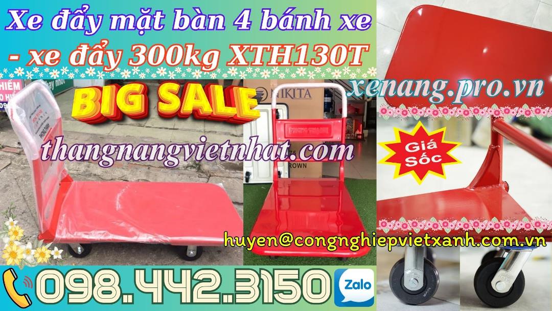 Xe đẩy hàng 300kg XTH130T