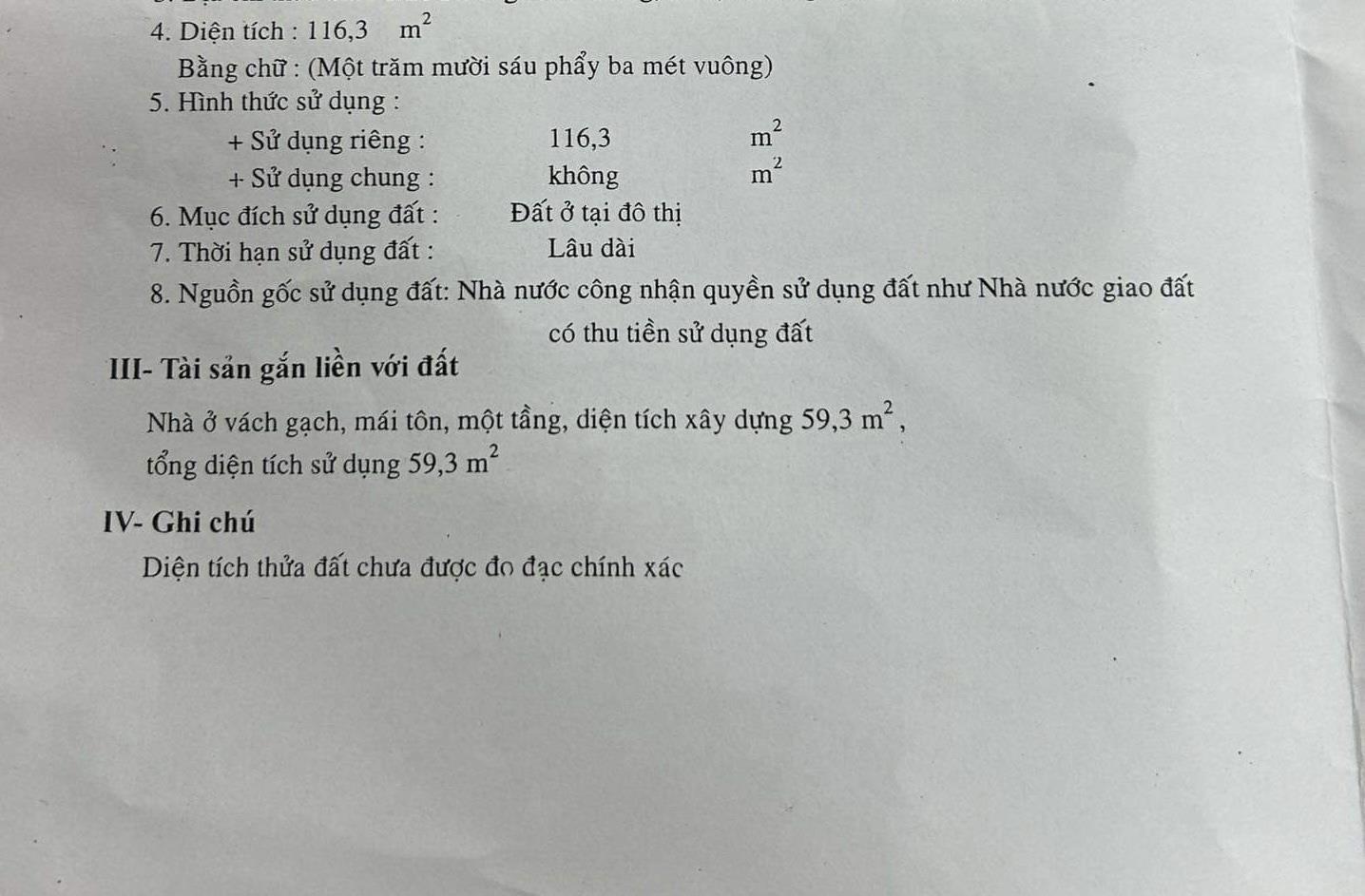 Chính Chủ Bán Đất Nền Phường Linh Trung, DT 122m2, Giảm 2 tỷ , SHR,