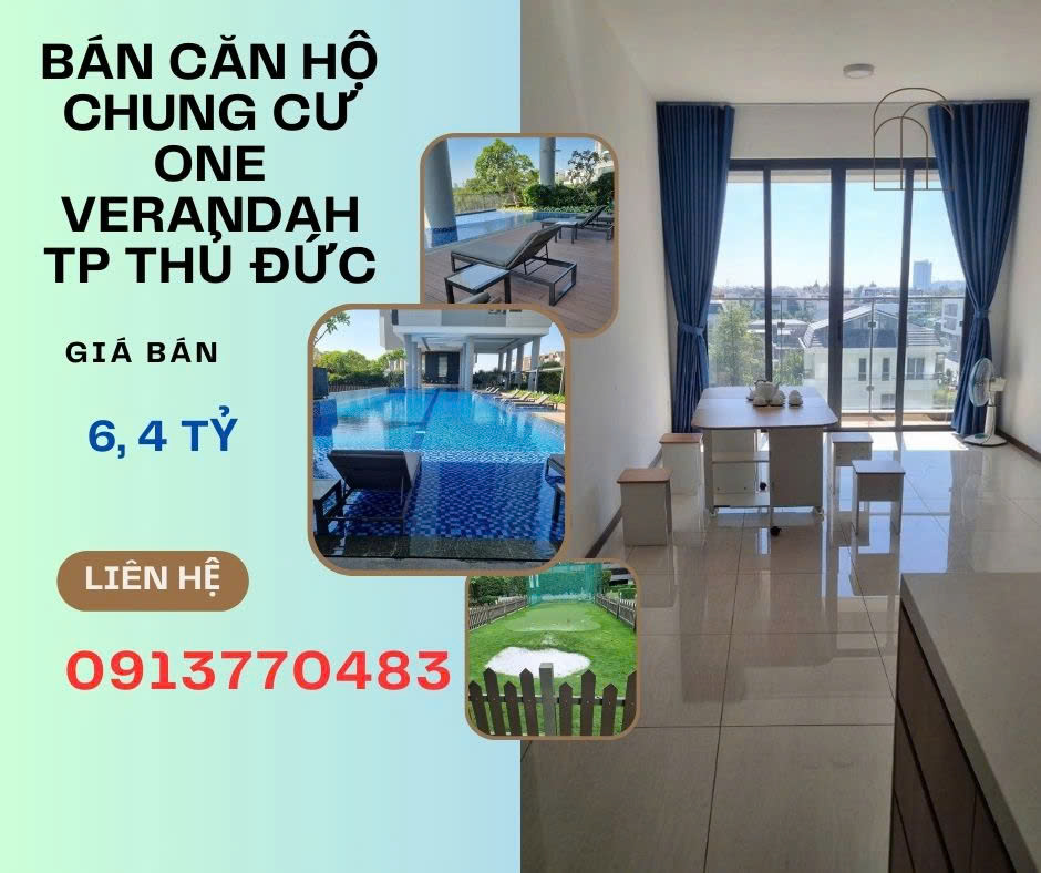 Cần bán căn hộ 2 PN, view sông Sài Gòn CC cao cấp One Verandah