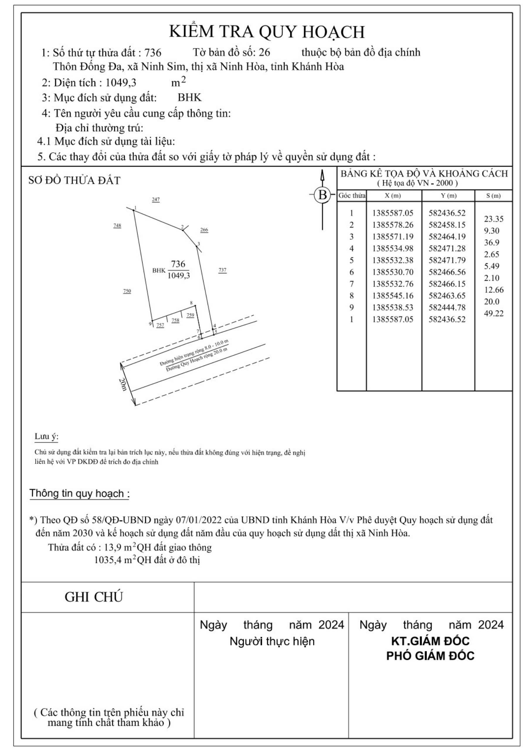 Kẹt Tiền cần Bán đất Ninh Sim, Ninh Hòa, Mặt tiền đường đống đa,