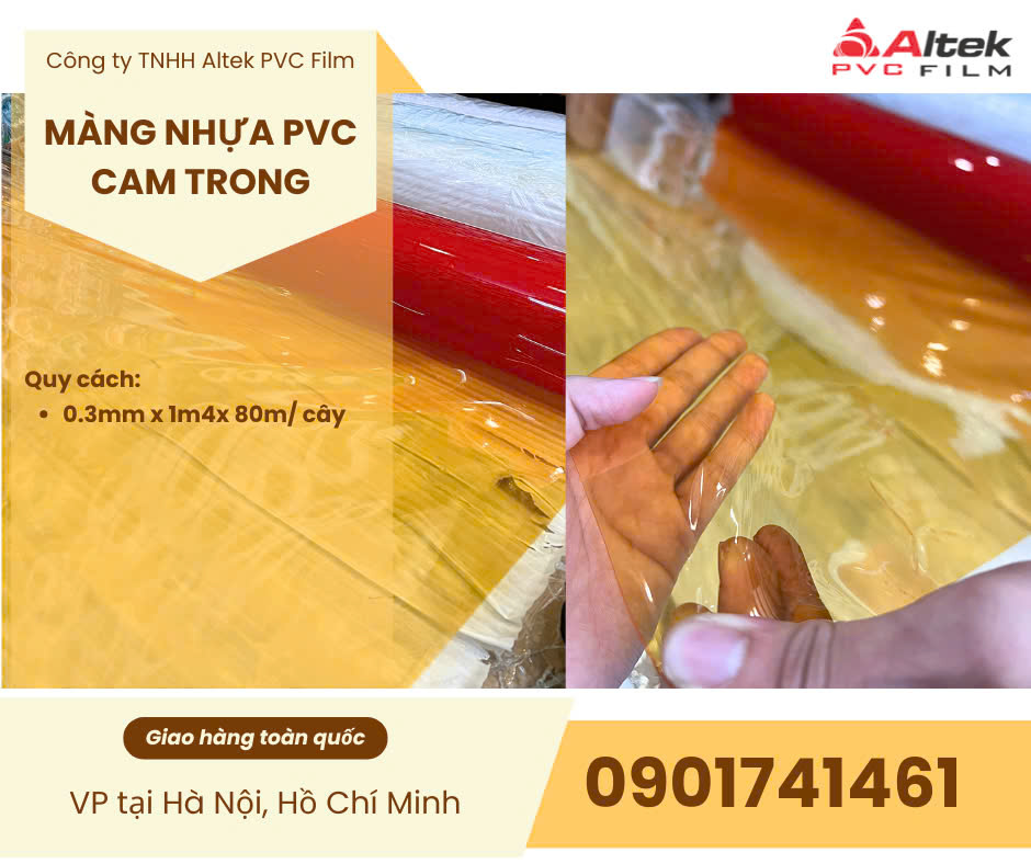 Phân phối màng nhựa pvc nhiều màu tại Hà Nội, Hồ Chí Minh