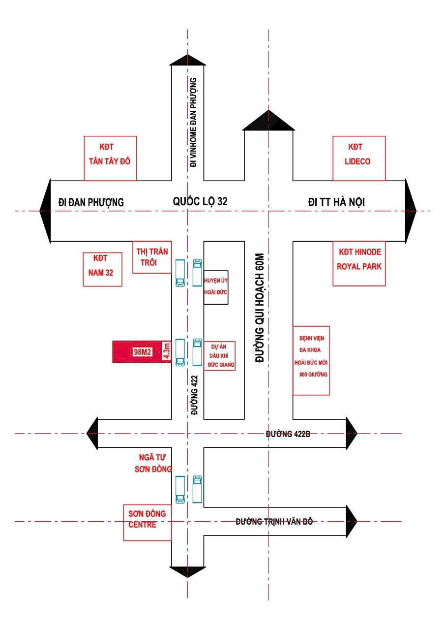 BÁN ĐẤT KINH DOANH 98M2, 13 TỶ, SẮP LÊN QUẬN HOÀI ĐỨC