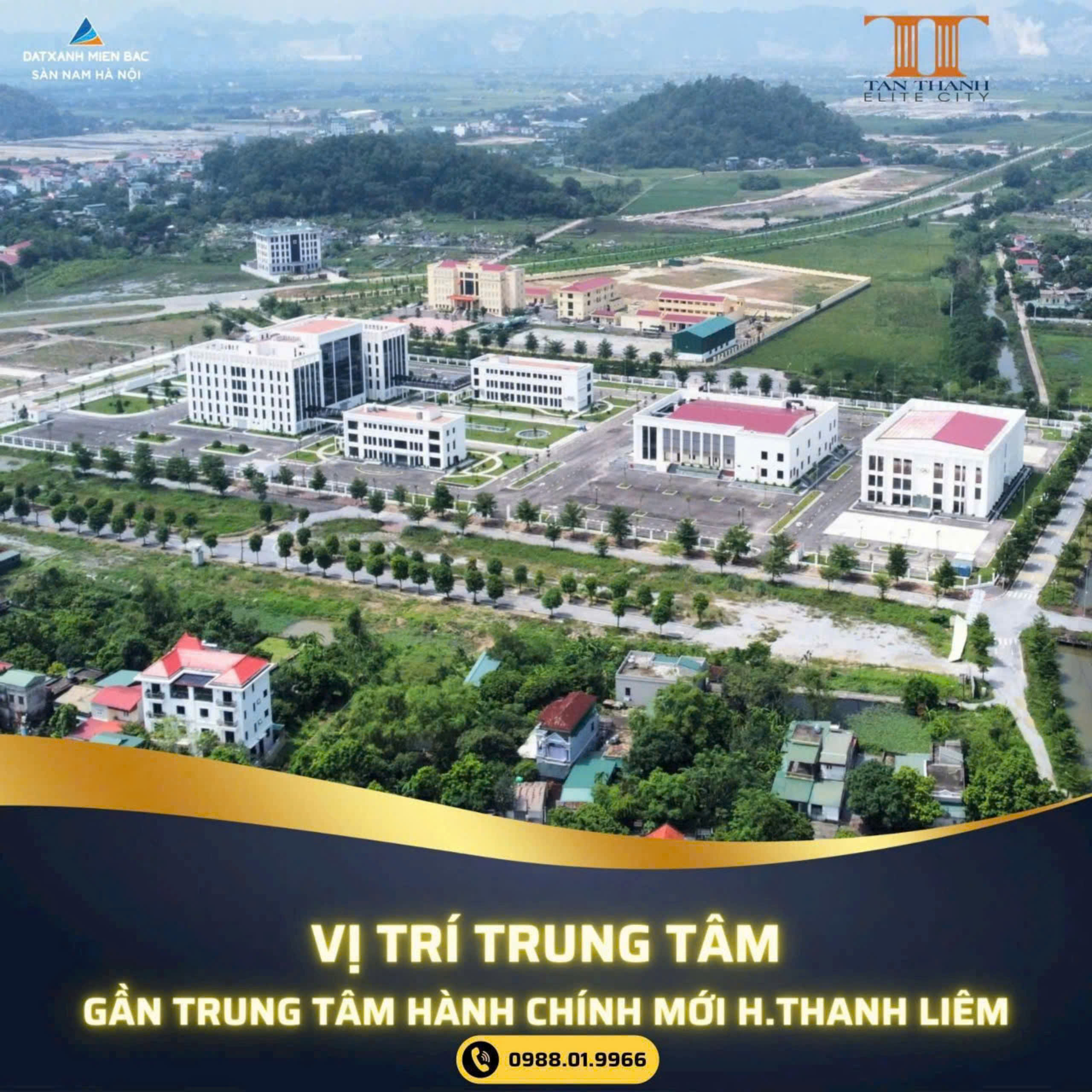 Bán lô góc Vip tại dự án Tân Thanh Elite City, Hà Nam. Giá tốt nhất